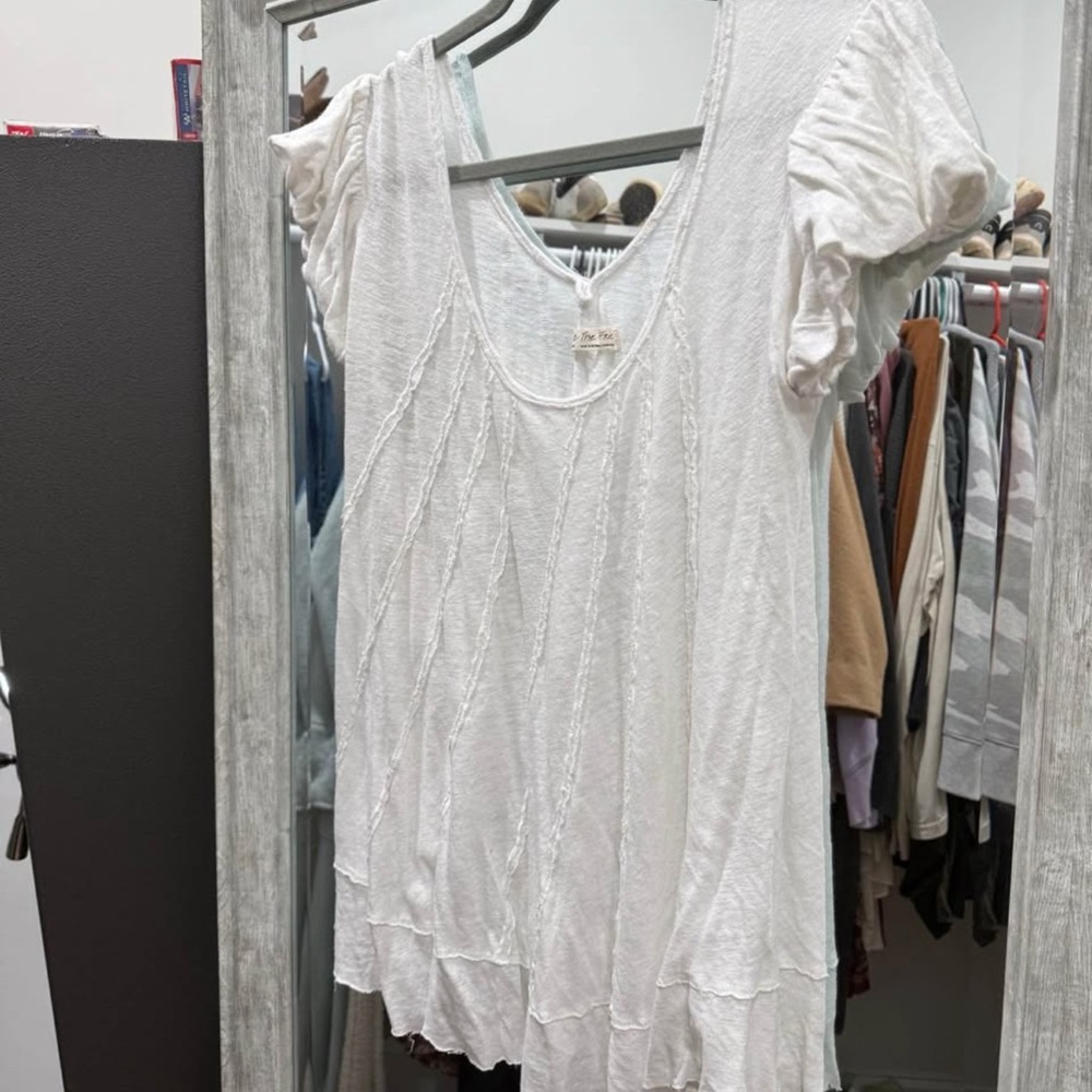Free People White Women's Top